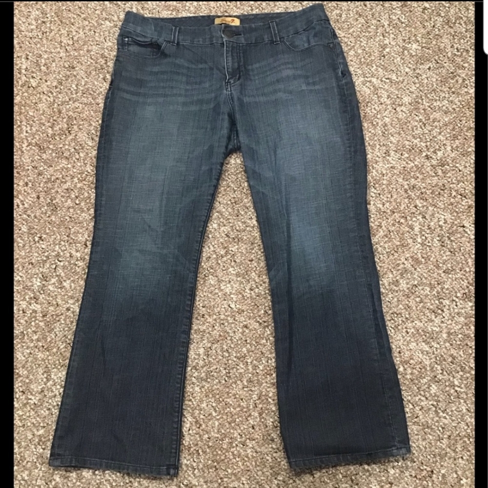 Seven7 LUXE Plus Boot Cut Jeans Size 20 EUC